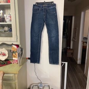 Women's Straight Leg Jeans - Blue